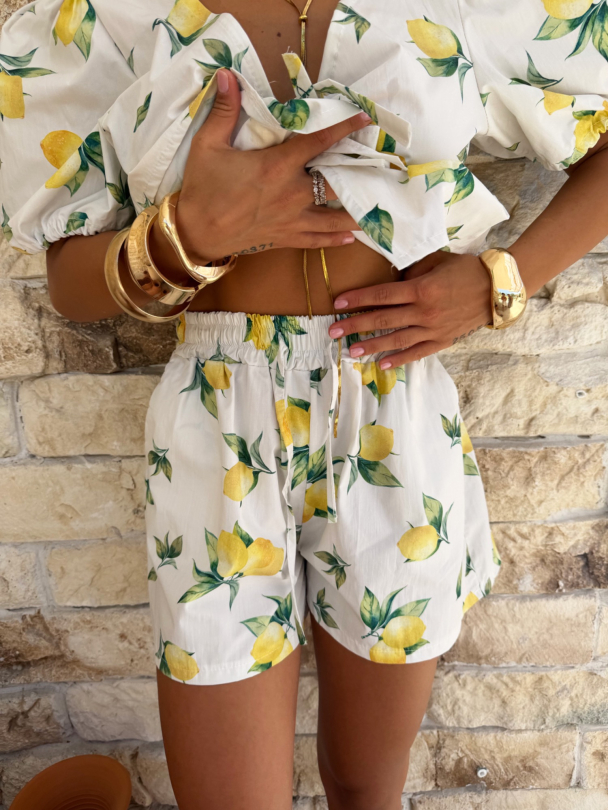 Къси панталонки Lutetia Lemon