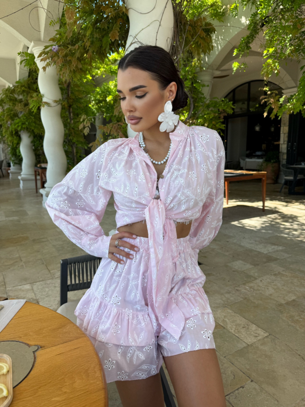 Къси панталонки Sicilia Sun Baby Pink 