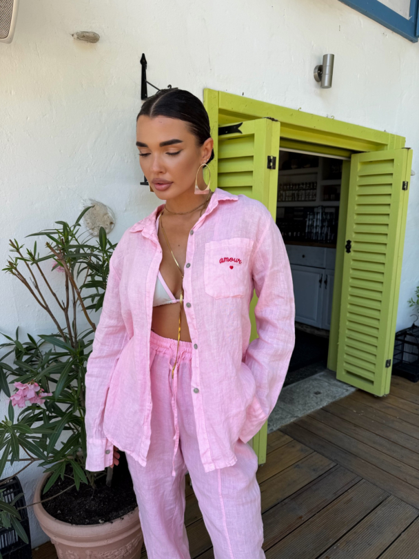 Риза лен Amoure Baby Pink