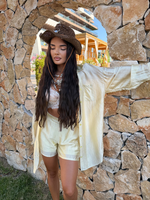 Риза Pearly Butter Yellow