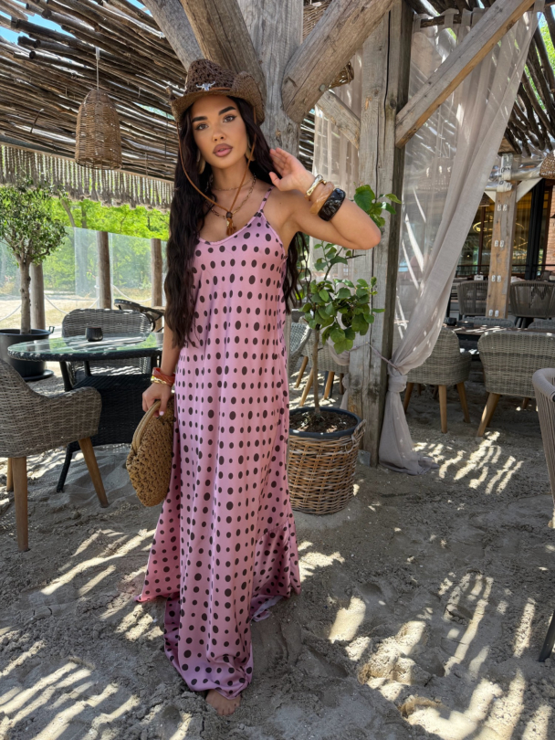 Рокля Berella Polka Rose