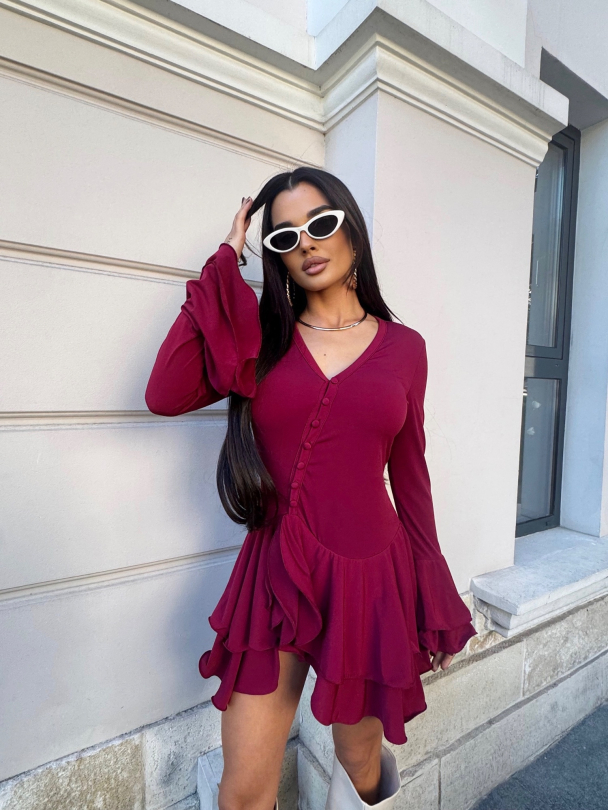 Рокля Ferenika Burgundy