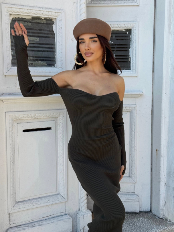 Рокля Marisolla Khaki