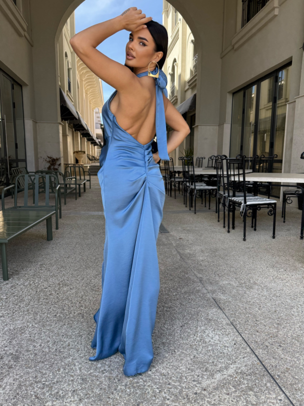 Рокля Massara Dusty Blue