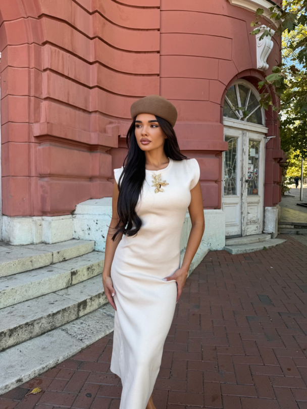 Рокля Milenda Creamy
