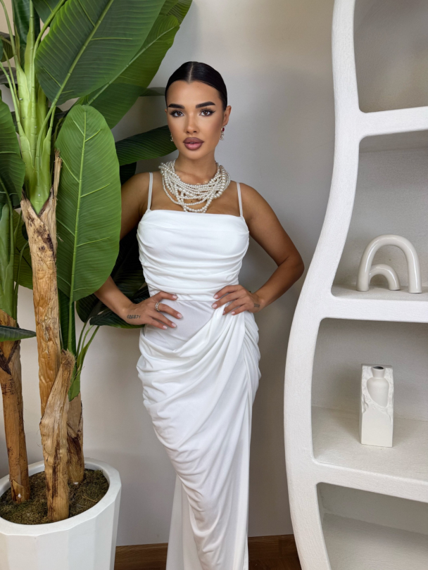 Рокля Ozone Sky White