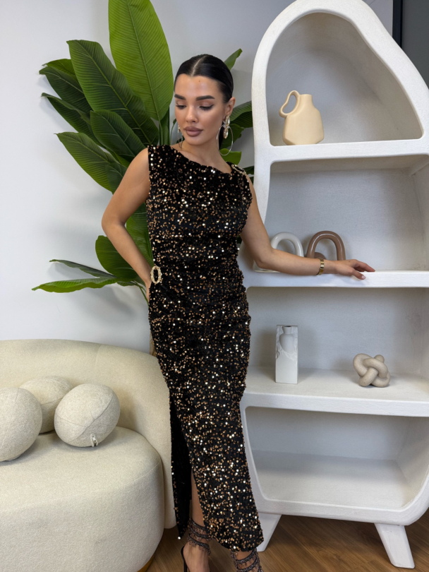 Рокля Sparkling Vibes Black