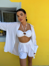 Къси панталонки лен Solara Coast Milky