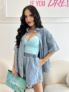 Къси панталонки Loris Blue