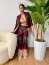 Панталон Luana Burgundy