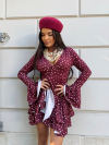 Рокля Ferenika Merlot Dots