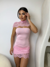 Рокля Meriems Pink