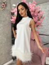 Рокля с пера Fanea White