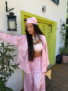 Сет риза и кърпа за глава Viral Baby Pink 