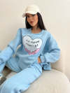Суитшърт Mom to be Baby Blue