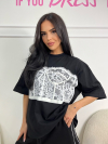 Тениска Corset Black