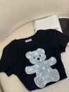 Тениска Denimo Bear Black