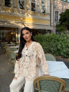 Жилетка бродерия Couture Latte