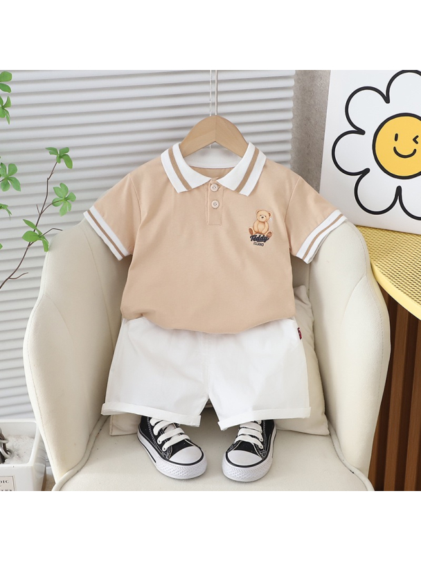 Детски сет Teddy Isnand White
