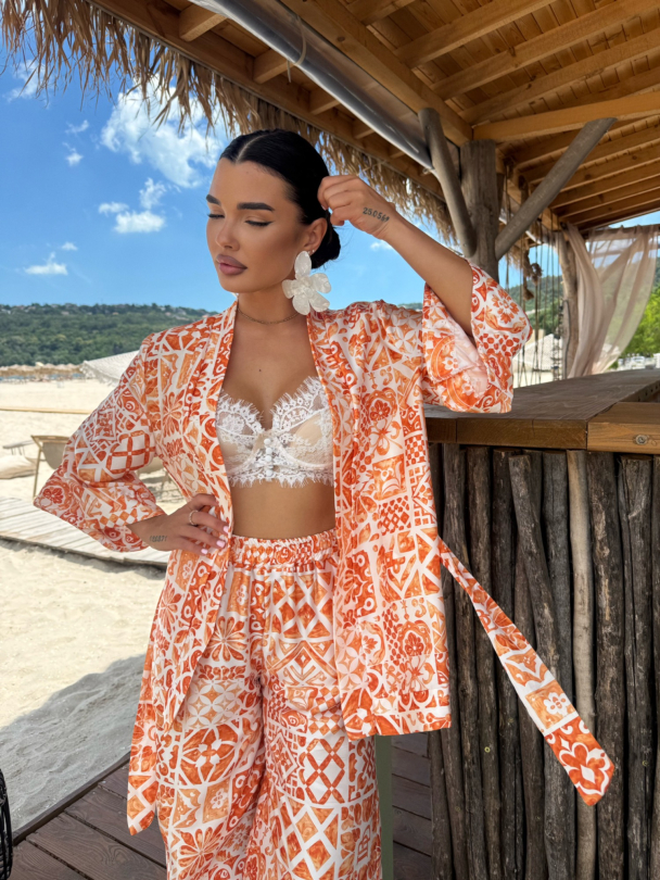 Кимоно Meliorra Satin Orange