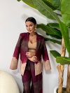 Блейзър Luana Burgundy 