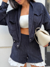 Къси панталони Elianna Navy 