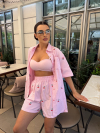 Къси панталонки Korellia Cherry Pink