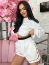 Къси панталонки Lisimo White