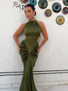 Рокля Bellasia Olive