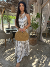 Рокля Berella Polka White