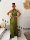 Рокля Genonna Olive Breeze
