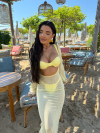 Троен сет бански и рокля Marrea Butter Yellow