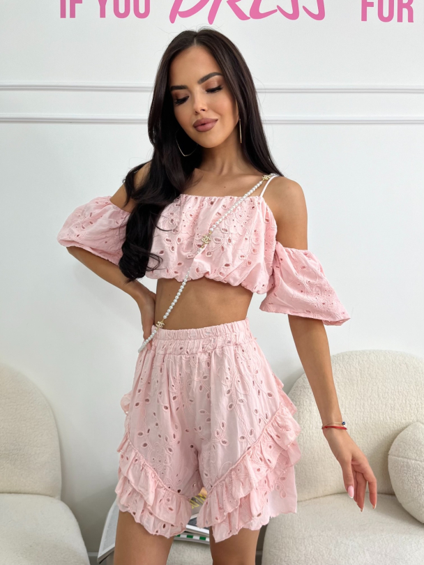 Къси панталонки Niana Baby Pink