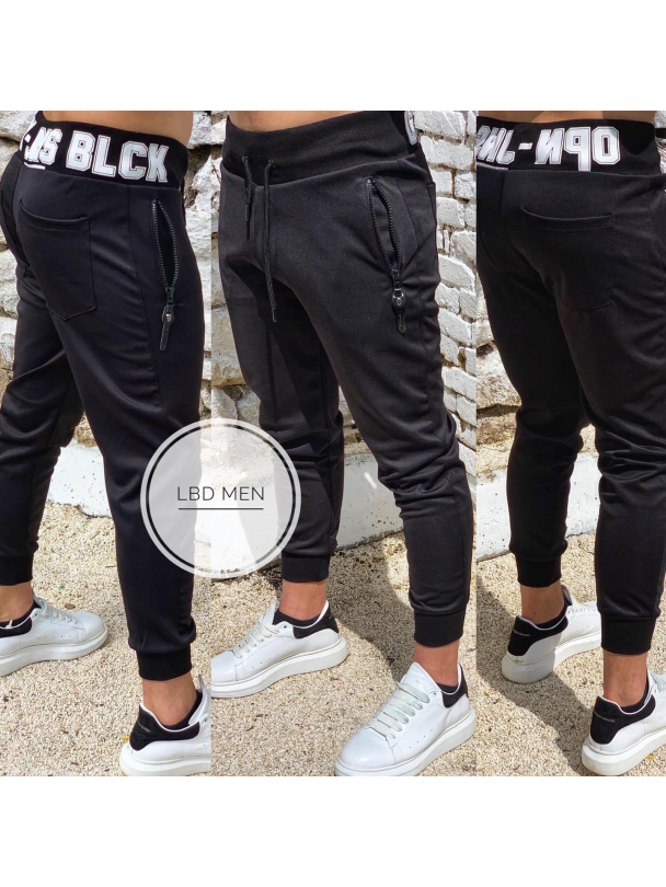 Панталон с ластик BLACK