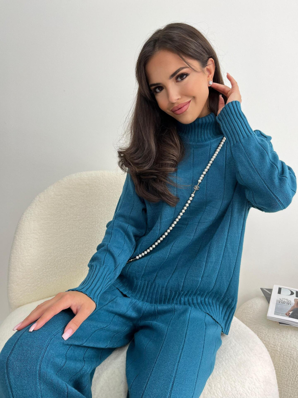 Пуловер Alya Turquoise