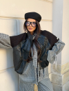 Елек Enya Leather Black
