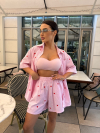 Къси панталонки Korellia Heart Pink