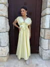 Рокля Menini Butter Yellow