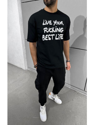 Тениска Best Life Black