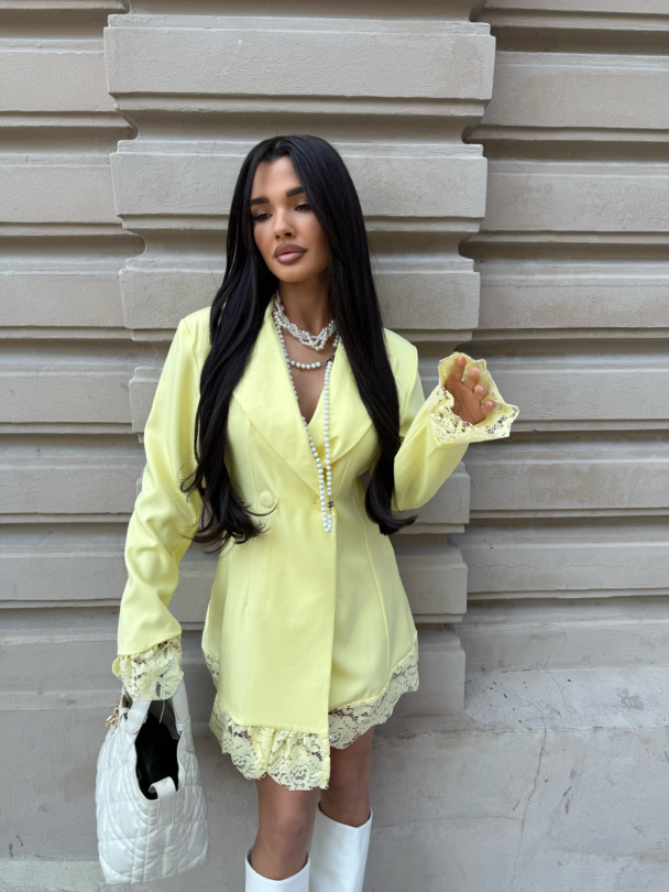 Блейзър Nonna Butter Yellow