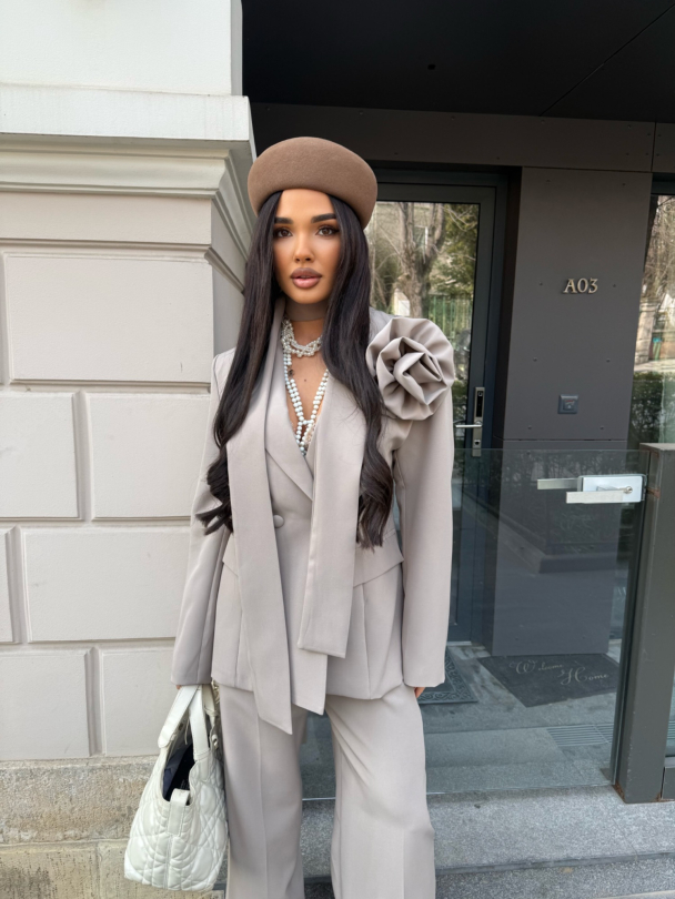 Блейзър с колан и аксесоар Massimo Fango