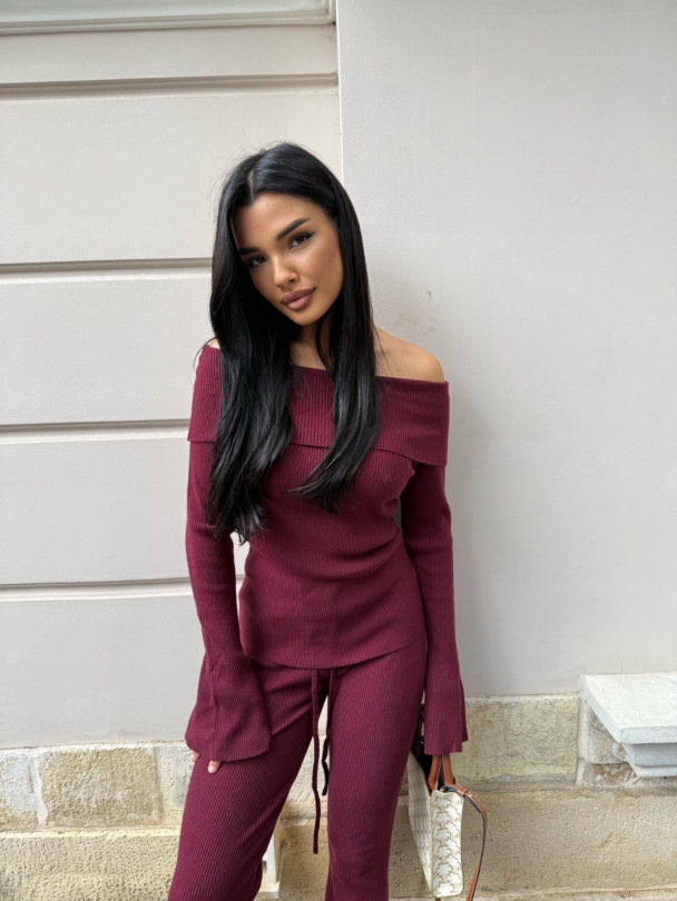 Блуза Addison Burgundy