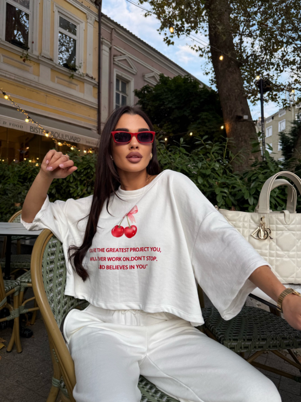 Блуза LBD Believes in you White