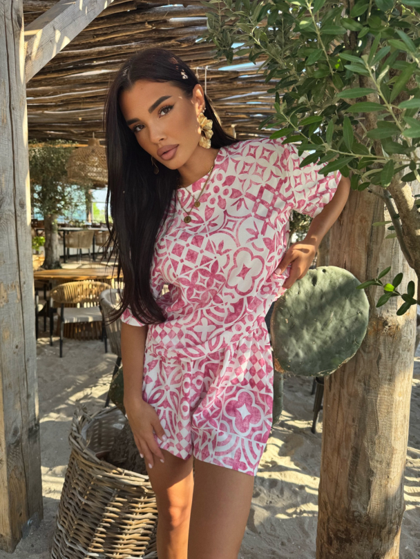 Къси панталонки Dolce Vibes Pink