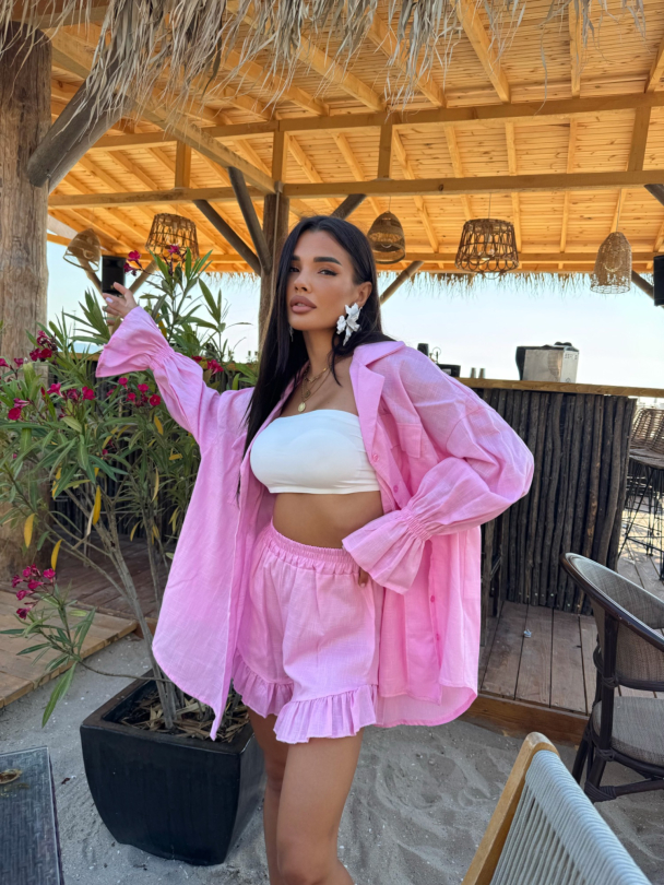 Къси панталонки Escape Mode Pink