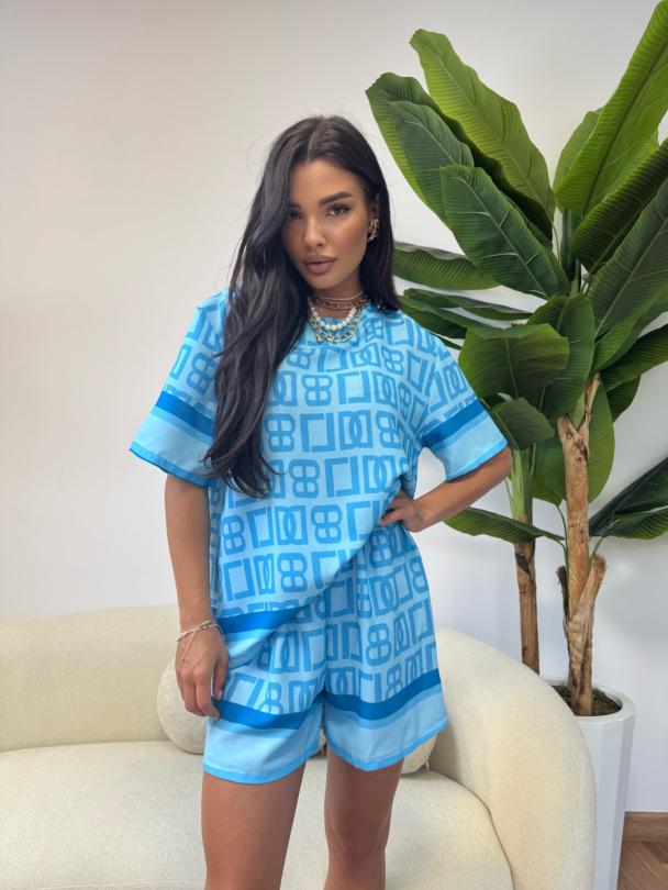 Къси панталонки Lambada Blue