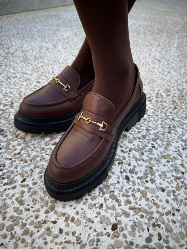 Лоуфъри естествена кожа Guce Chocolate