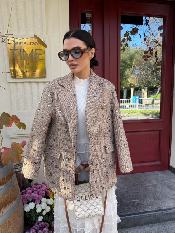 Палто Evellia Gold