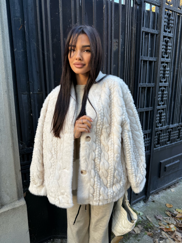 Палто Mariline Creamy