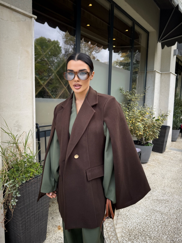 Палто Noraya Dark Chocolate